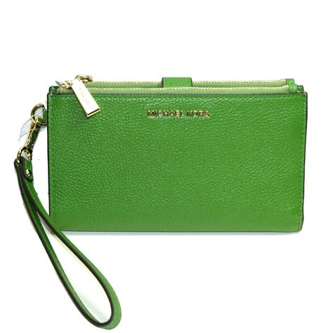 green michael kors clutch wallet|Michael Kors wristlet outlet.